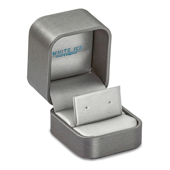 925 Sterling Silver Rhodium-plated Chanel-set Diamond Ring - Picture 7 of 9